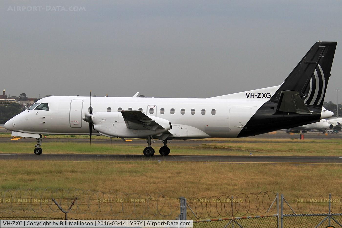 VH-ZXG, 1996 Saab 340B+ C/N 340B-402, a new REX... old tail colours from old owner