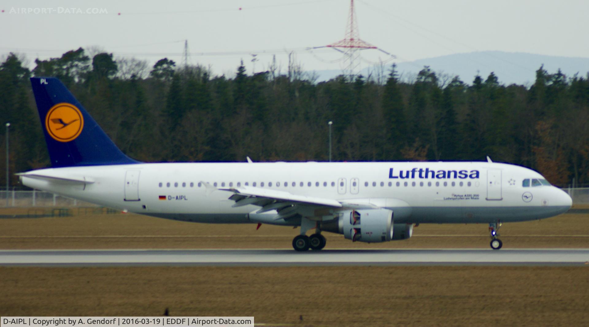 D-AIPL, 1989 Airbus A320-211 C/N 094, Lufthansa, is here at Frankfurt Rhein/Main(EDDF)