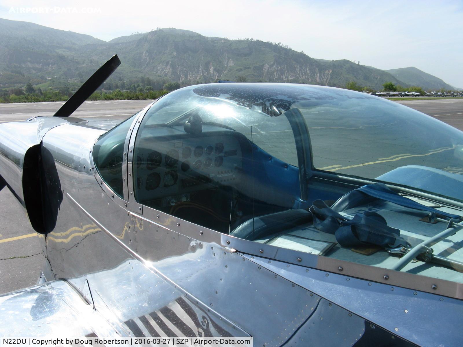 N22DU, 1977 Thorp T-18 Tiger C/N 22, 1977 Thorp T-18 TIGER, Lycoming O-290, cockpit and good panel, excellent metal workmanship and canopy fit. Space for 80 lbs baggage