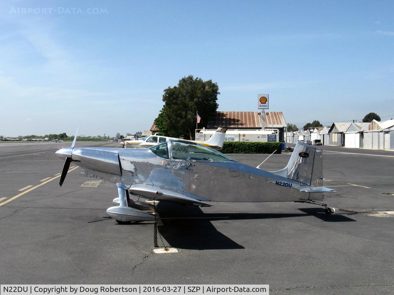 N22DU, 1977 Thorp T-18 Tiger C/N 22, 1977 Thorp T-18 TIGER, Lycoming O-290, two-place, highly polished all-metal plans-built construction. A popular Experimental class design.