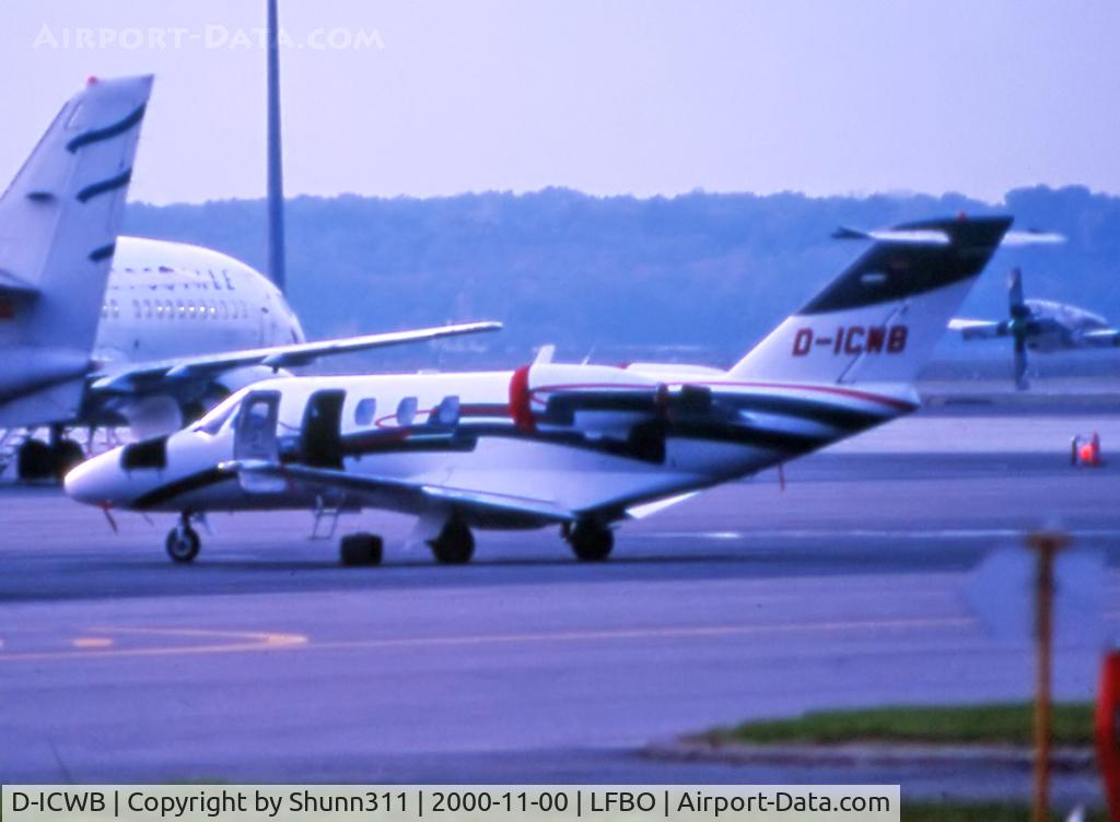 D-ICWB, Cessna C525 CitationJet 1 C/N 525-0349, Parked at the General Aviation area...