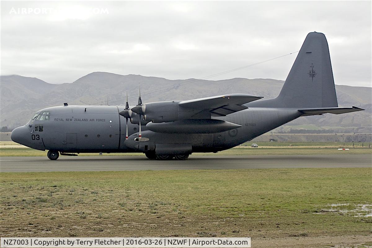 NZ7003, 1965 Lockheed C-130H Hercules C/N 382-4054, At 2016 Warbirds Over Wanaka Airshow , Otago , New Zealand