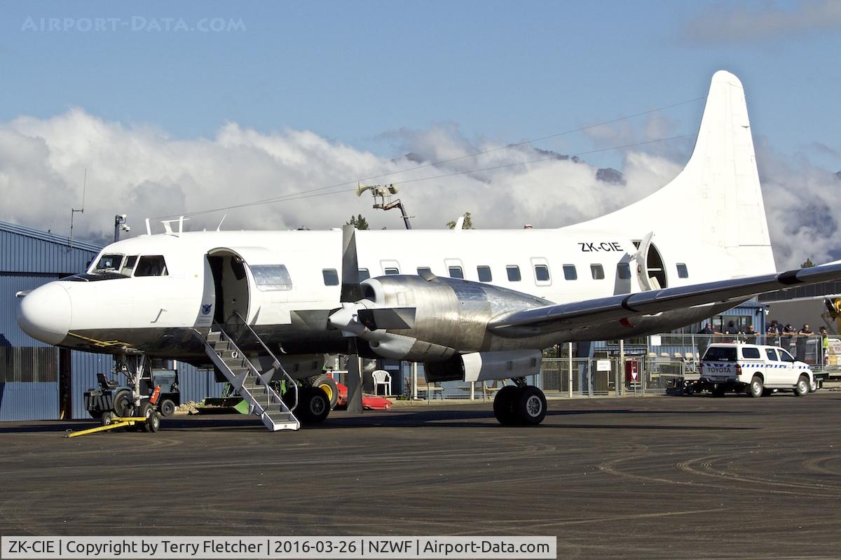 ZK-CIE, 1957 Convair CV-580 C/N 399, At 2016 Warbirds Over Wanaka Airshow , Otago , New Zealand