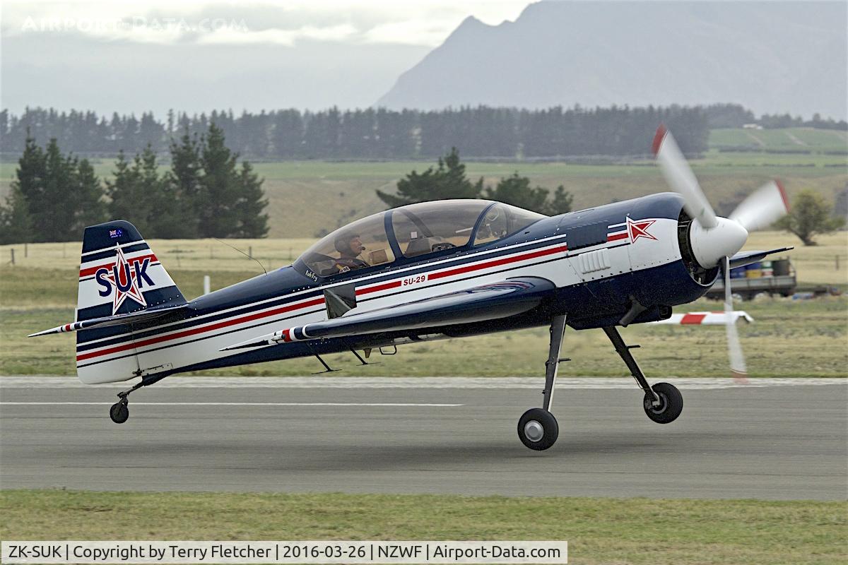 ZK-SUK, 1993 Sukhoi Su-29 C/N 75-01, At 2016 Warbirds Over Wanaka Airshow , Otago , New Zealand