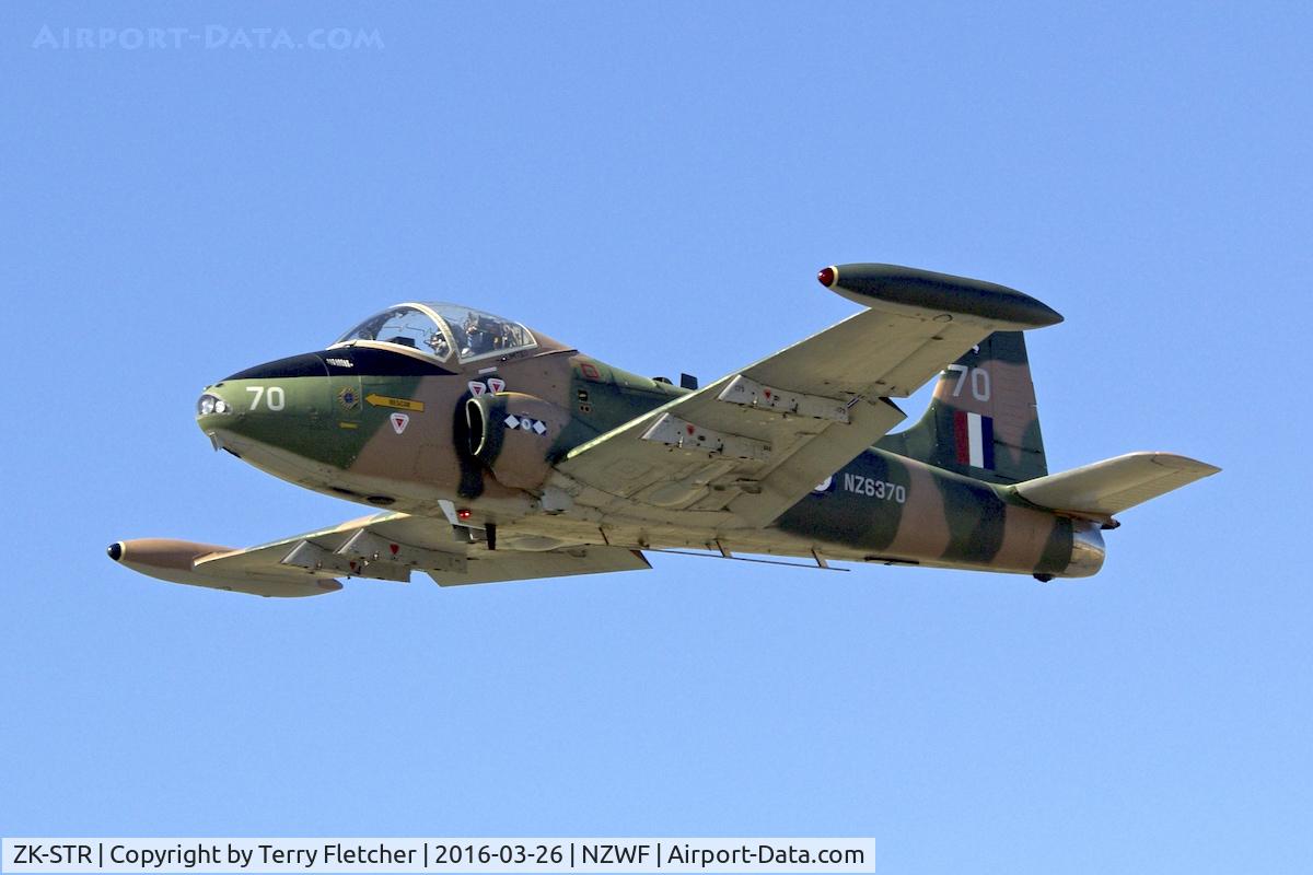ZK-STR, 1972 BAC 167 Strikemaster Mk.88 C/N EEP/JP/310, At 2016 Warbirds Over Wanaka Airshow , Otago , New Zealand