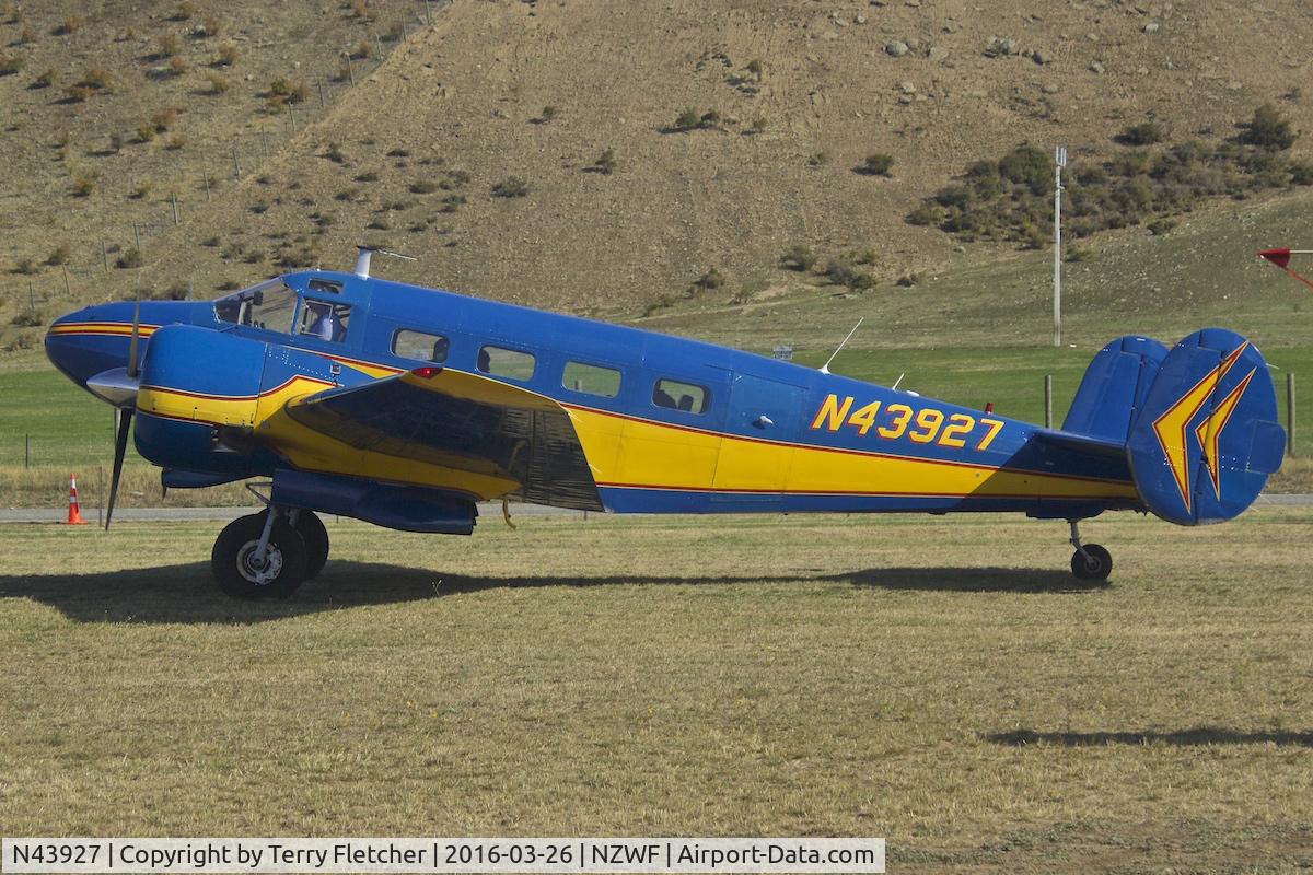 N43927, 1945 Beech D18S C/N A-26, At 2016 Warbirds Over Wanaka Airshow , Otago , New Zealand
