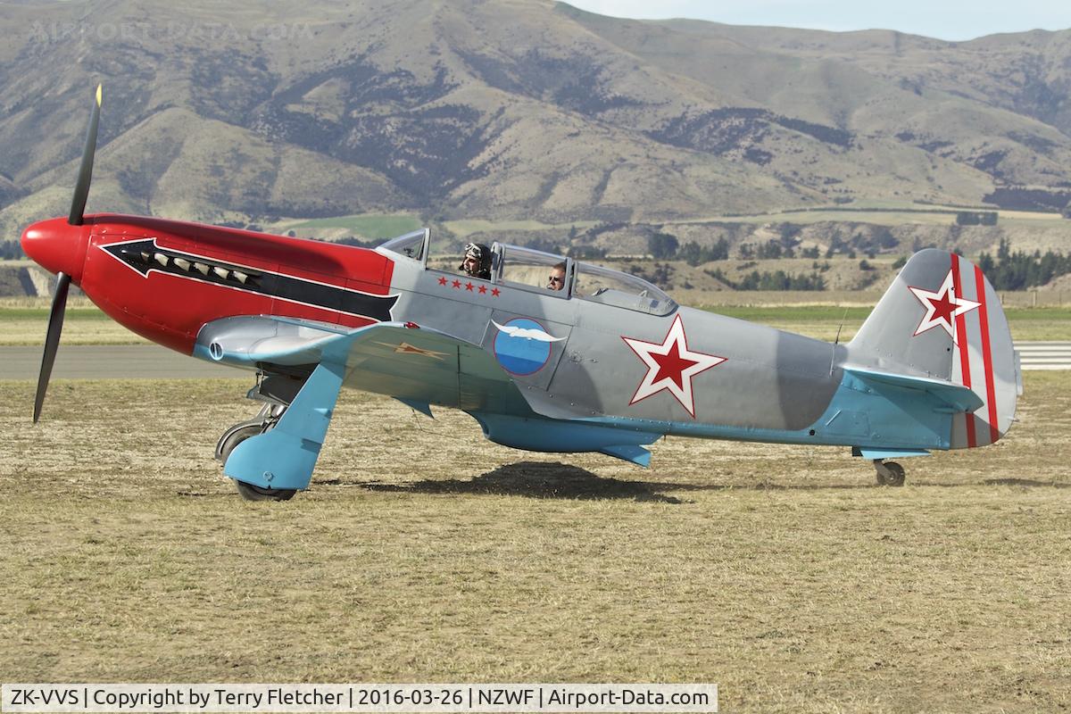 ZK-VVS, Yakovlev Yak-3M C/N 0470106, At 2016 Warbirds Over Wanaka Airshow , Otago , New Zealand