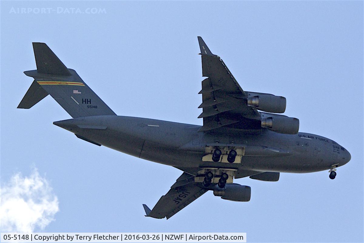 05-5148, 2005 Boeing C-17A Globemaster III C/N P-148, At 2016 Warbirds Over Wanaka Airshow , Otago , New Zealand
