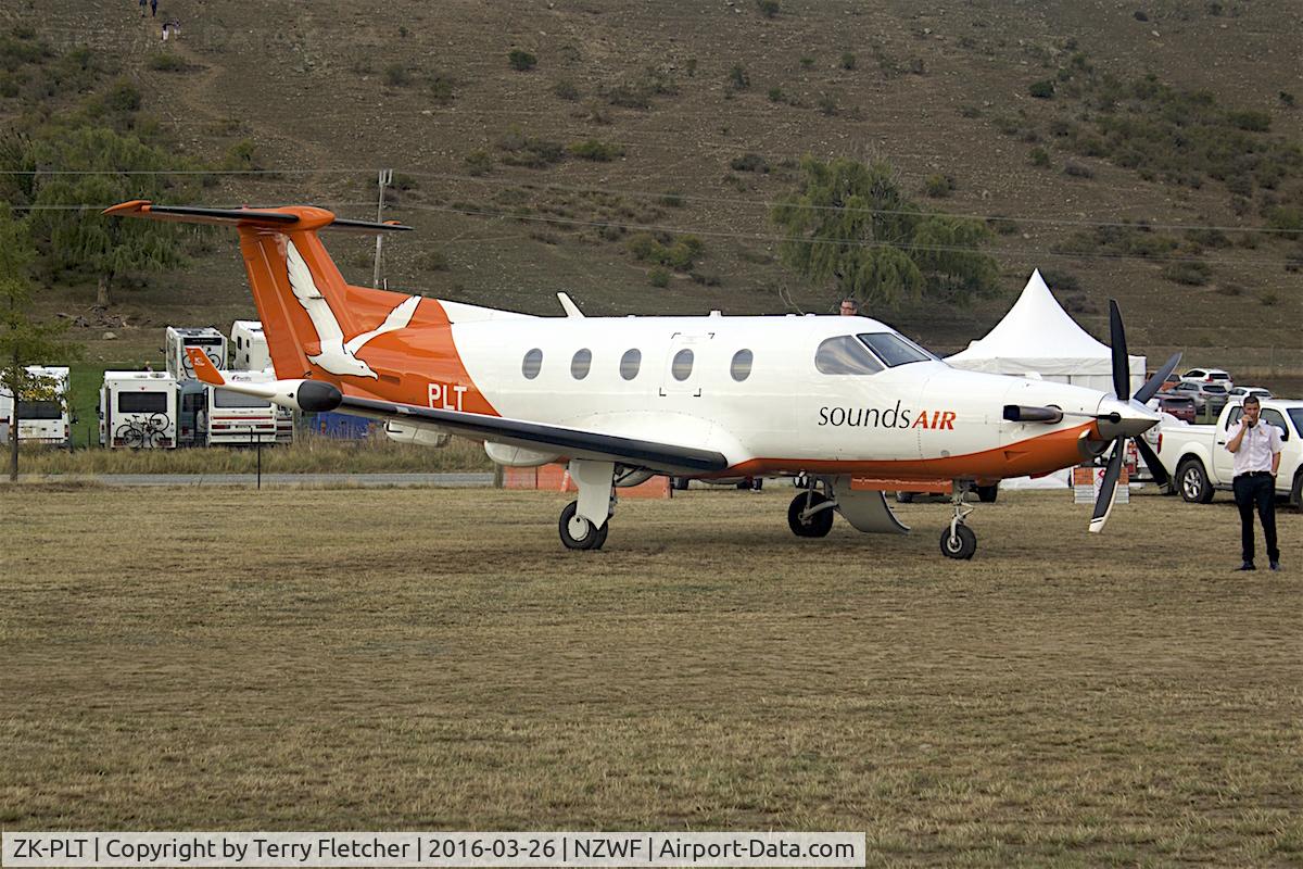 ZK-PLT, 2001 Pilatus PC-12/45 C/N 379, At 2016 Warbirds Over Wanaka Airshow , Otago , New Zealand