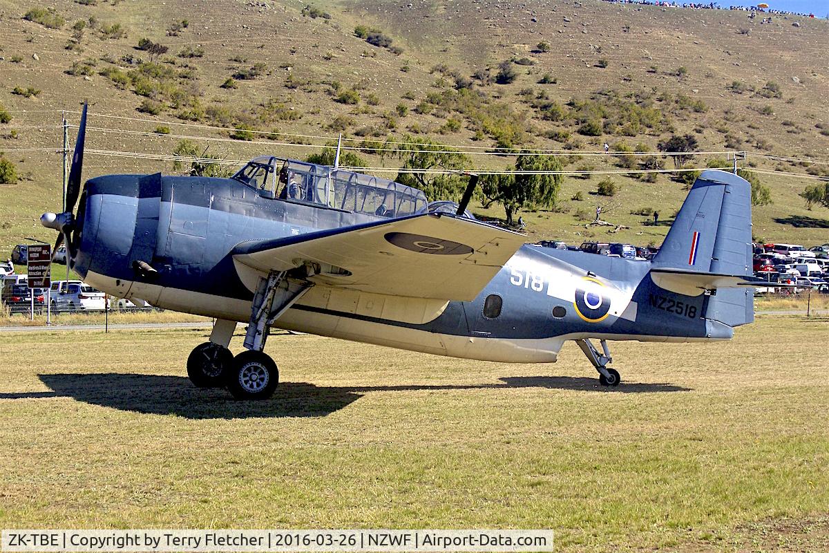 ZK-TBE, 1944 Grumman TBM-3E Avenger C/N 4015, At 2016 Warbirds Over Wanaka Airshow , Otago , New Zealand