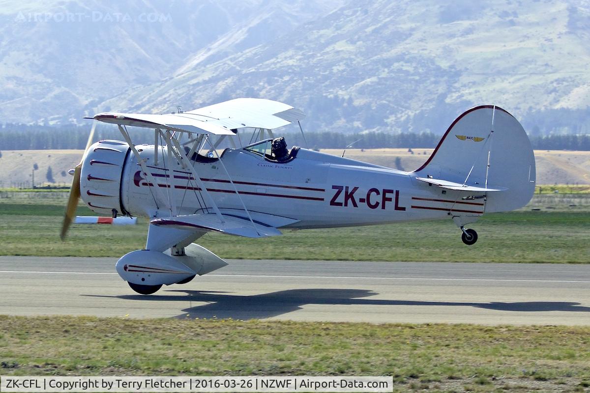 ZK-CFL, 1988 Classic Aircraft Corp WACO YMF C/N F5-019, At 2016 Warbirds Over Wanaka Airshow , Otago , New Zealand