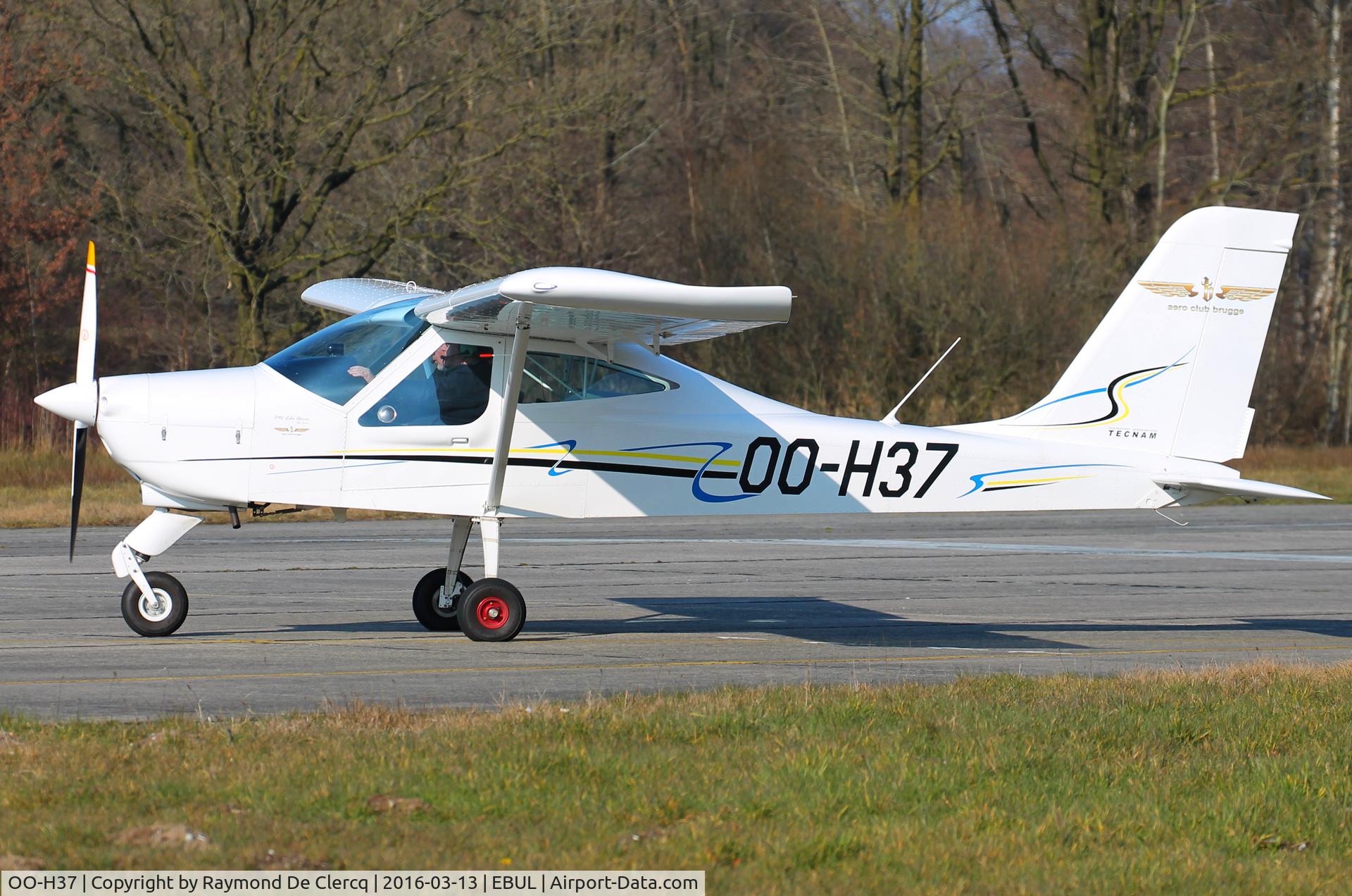 OO-H37, 2014 Tecnam P-92 Echo Classic C/N 1501, At Ursel.