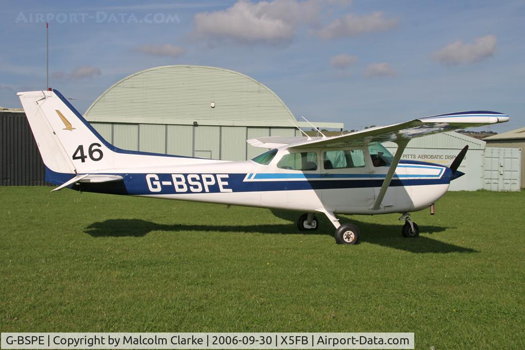 G-BSPE, 1980 Reims F172P Skyhawk C/N 2073, Reims F172P at Fishburn Airfield, September 2006.