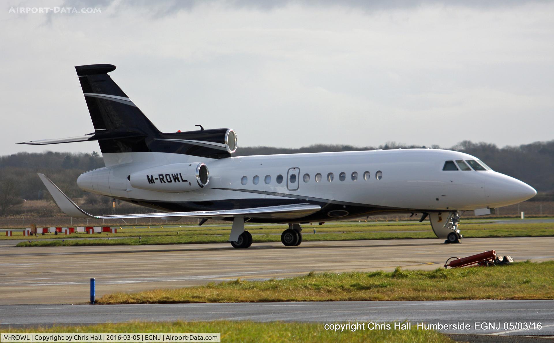 M-ROWL, 2009 Dassault Falcon 900EX C/N 217, The third aircraft to carry this reg. number