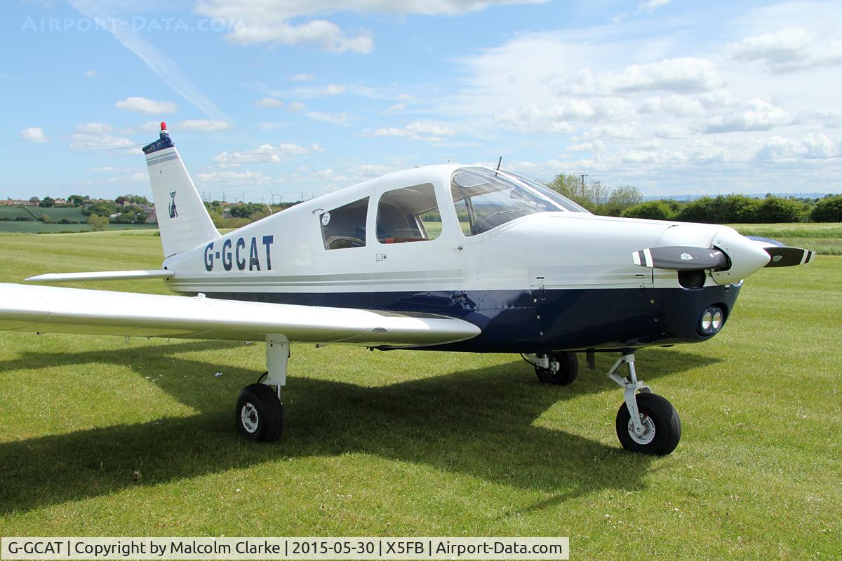 G-GCAT, 1969 Piper PA-28-140 Cherokee C/N 28-26032, Piper PA-28-140 Cherokee, Fishburn Airfield, May 2015.