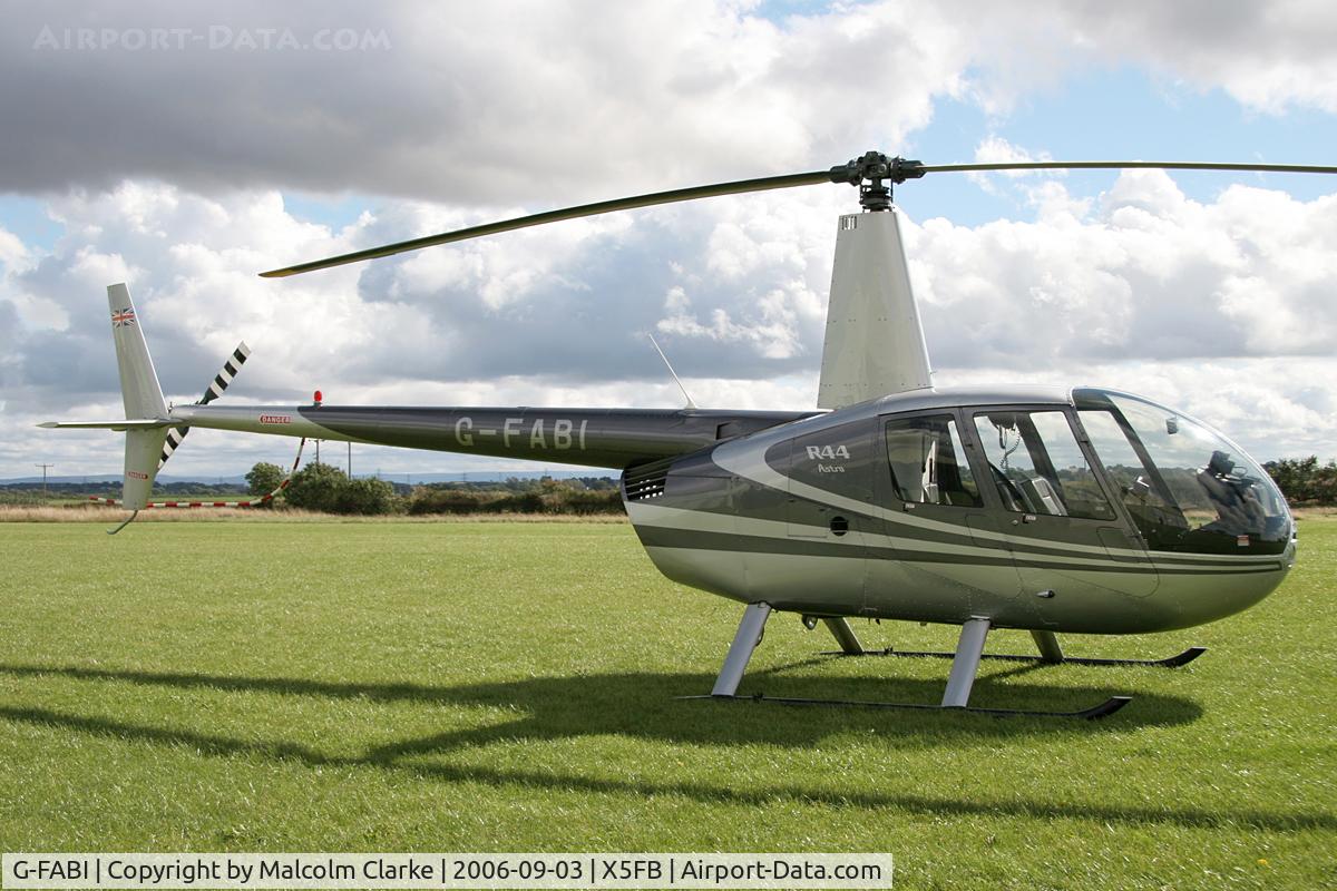 G-FABI, 1997 Robinson R44 Astro C/N 0325, Robinson R44 Astro, Fishburn Airfield, September 2006.