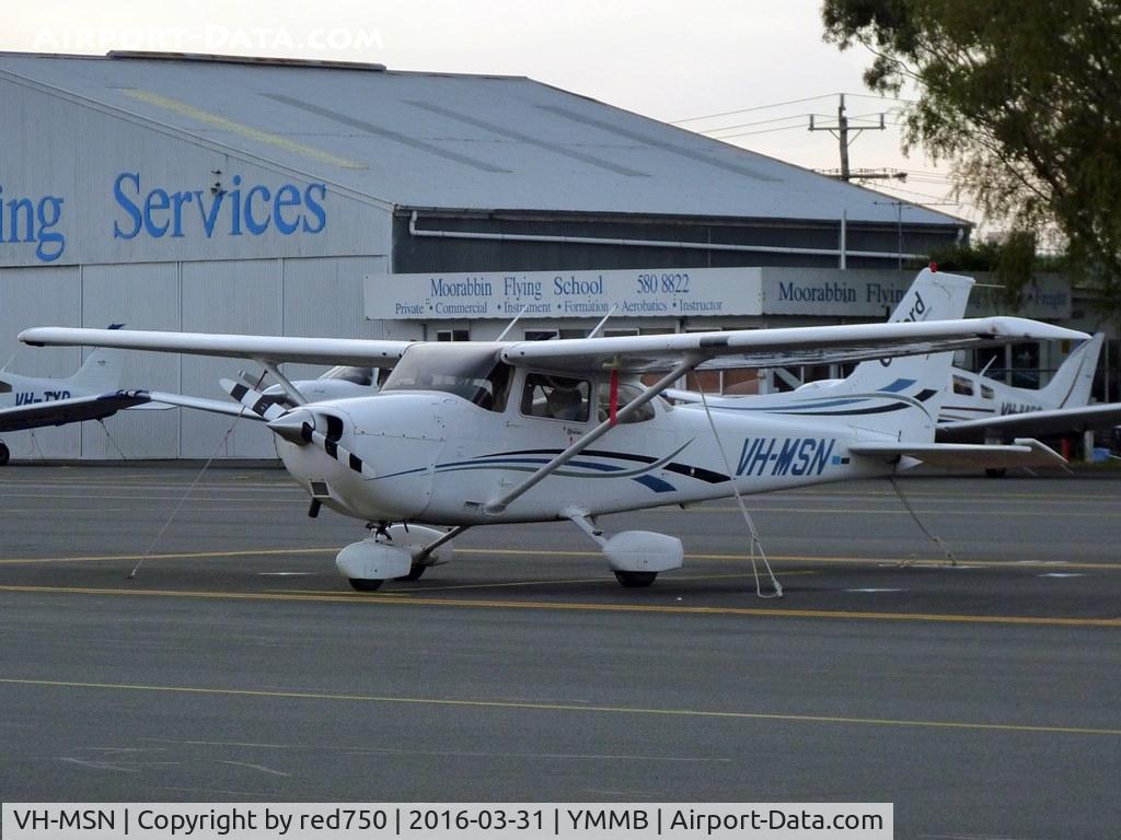 VH-MSN, 2000 Cessna 172R C/N 17280931, Cessna 172R VH-MSN at Moorabbin, Mar 31, 2016