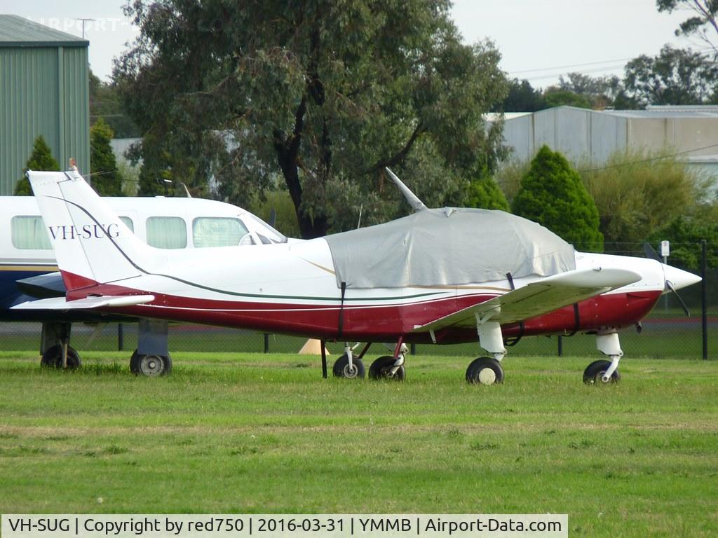VH-SUG, 1976 Beechcraft-Hawker C23 C/N M-1810, Beechcraft Musketeer VH-SUG at Moorabbin, Mar 31, 2016