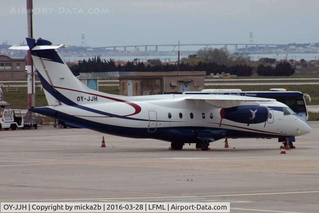 OY-JJH, 2001 Fairchild Dornier 328-300 328JET C/N 3171, Parked