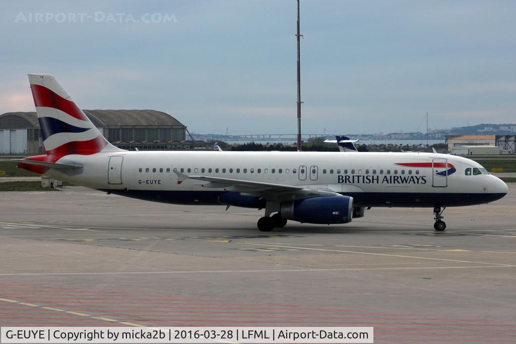 G-EUYE, 2009 Airbus A320-232 C/N 3912, Taxiing