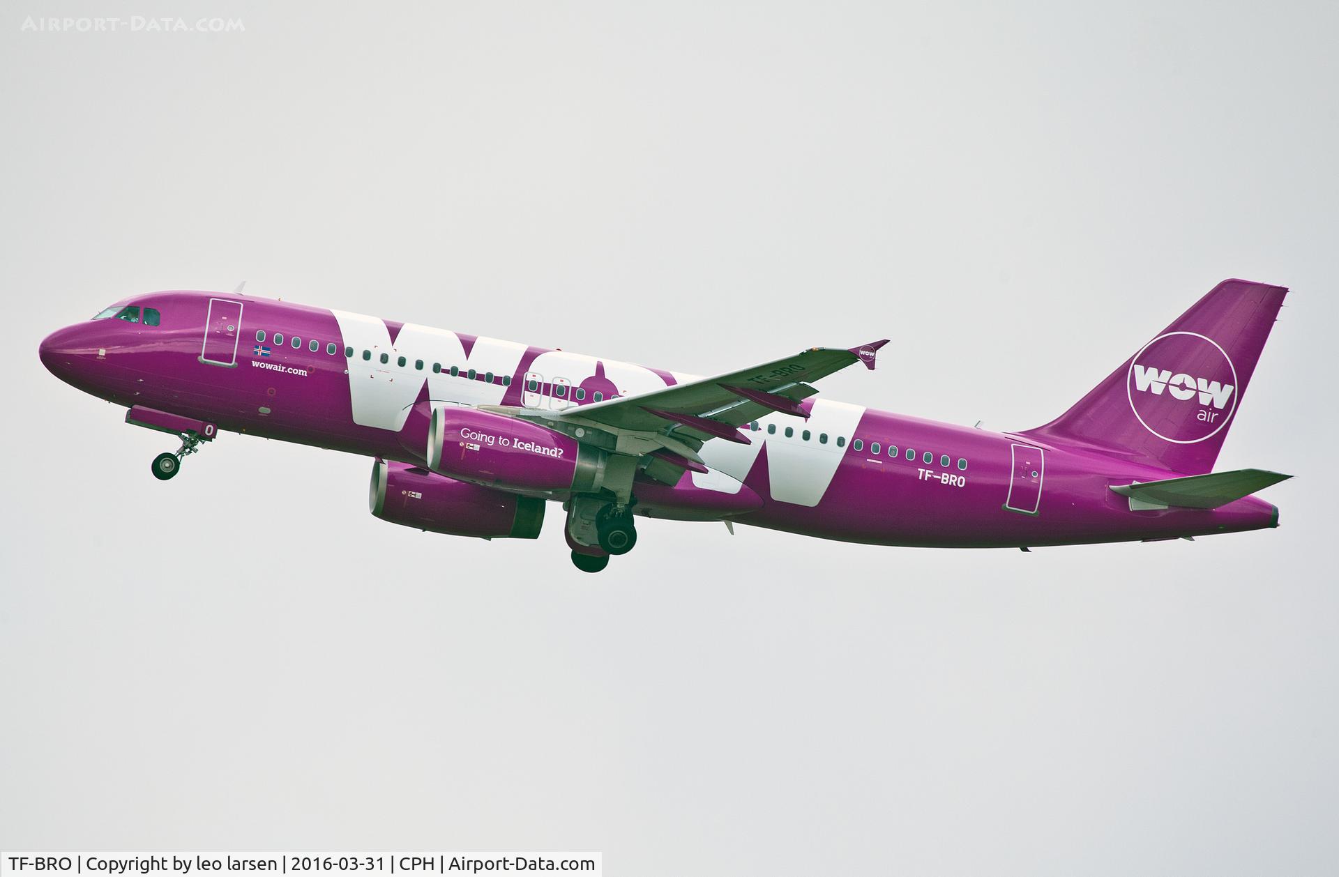 TF-BRO, 2010 Airbus A320-232 C/N 4305, Copenhagen 31.3.16