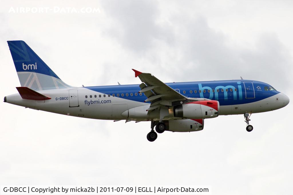 G-DBCC, 2004 Airbus A319-131 C/N 2194, Landing