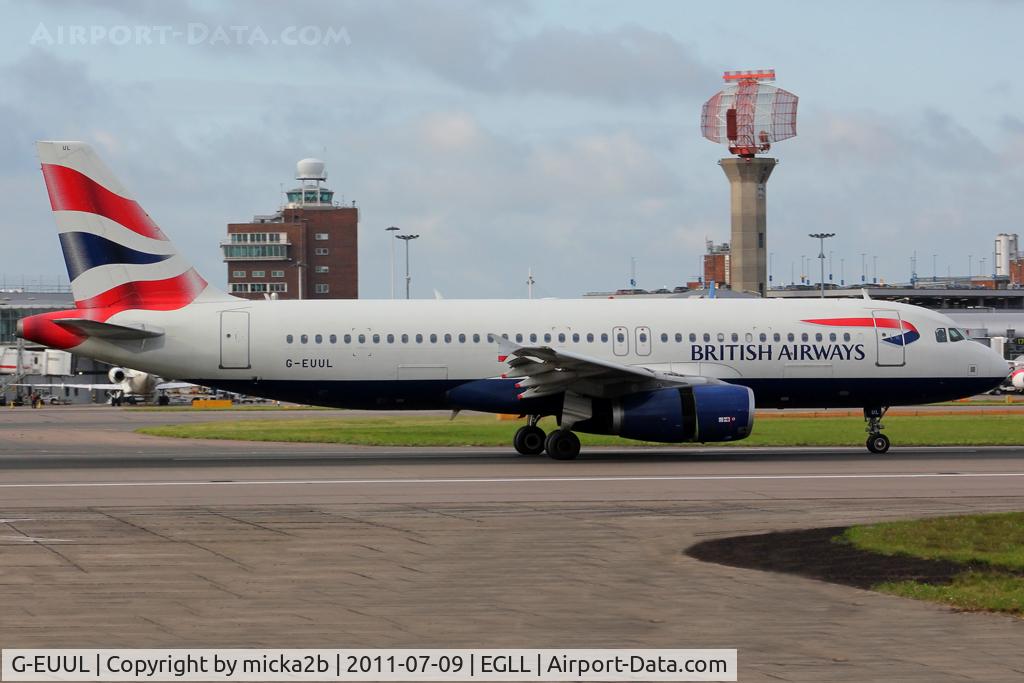 G-EUUL, 2002 Airbus A320-232 C/N 1708, Landing