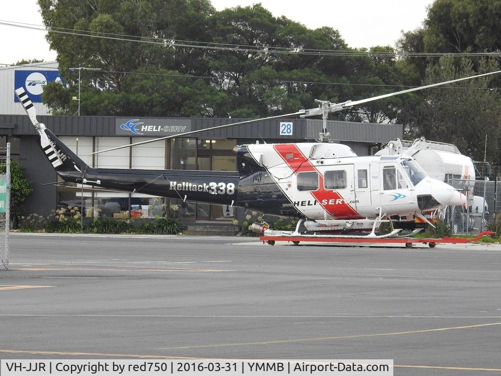 VH-JJR, Bell 212 C/N 31280, Bell 212 VH-JJR at Moorabbin, Mar 31, 2016