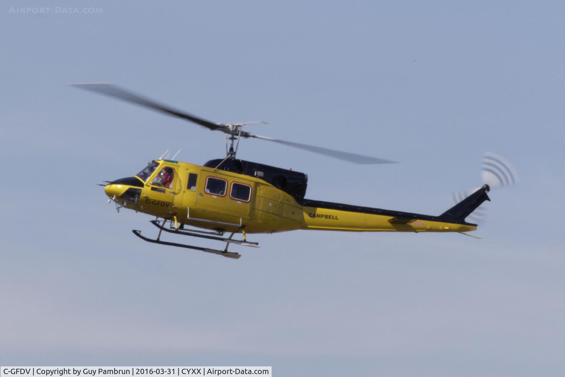 C-GFDV, 1977 Bell 212 C/N 30842, Landing