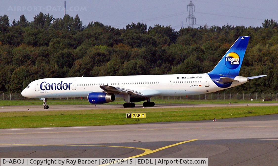 D-ABOJ, 2000 Boeing 757-330 C/N 29019, Boeing 757-330 [29019] (Condor) Dusseldorf-International~D 15/09/2007