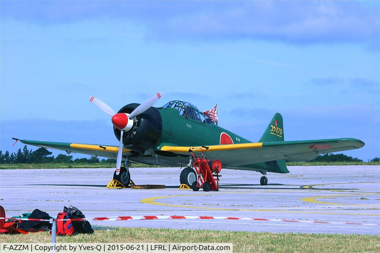 F-AZZM, 2000 North American AT-6B Texan C/N SA-32, North American AT-6B Texan, Static display, Lanvéoc-Poulmic Naval Air Base (LFRL) Open day in june 2015