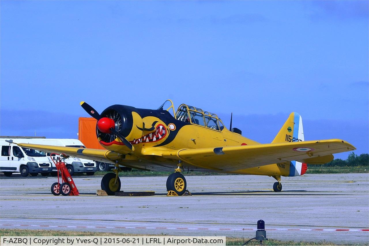 F-AZBQ, North American T-6G Texan C/N 182-535, North American T-6G Texan, Static display, Lanvéoc-Poulmic Naval Air Base (LFRL) Open day in june 2015