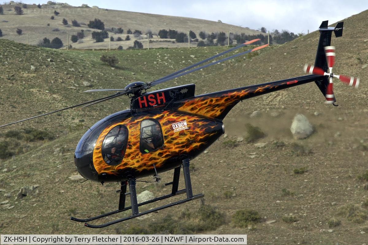 ZK-HSH, Hughes 369D C/N 890562D, At Wanaka