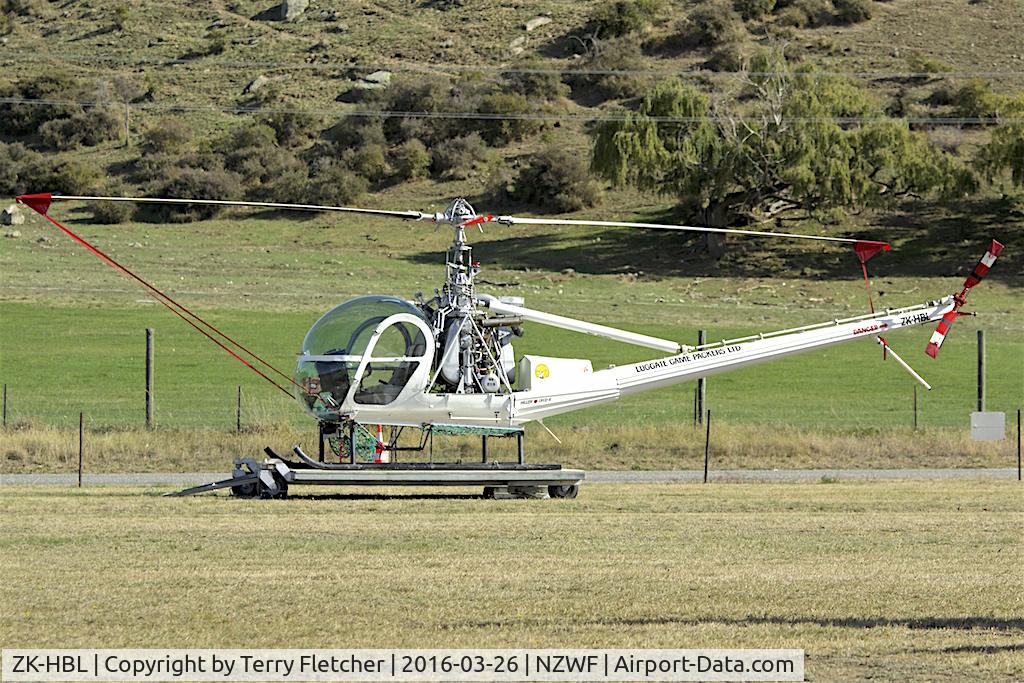 ZK-HBL, Hiller UH-12E C/N 2042, At Wanaka