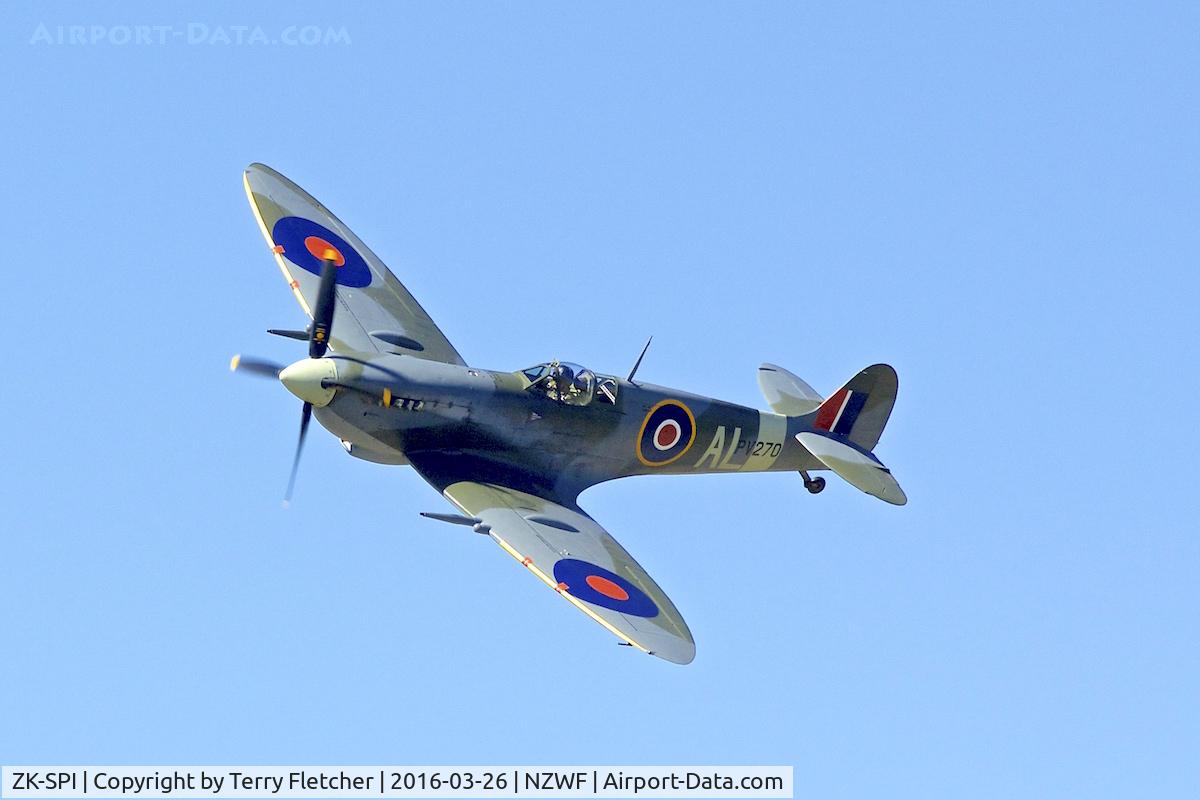 ZK-SPI, Supermarine 361 Spitfire LF.XVIe C/N CBAF. IX3128, At Wanaka