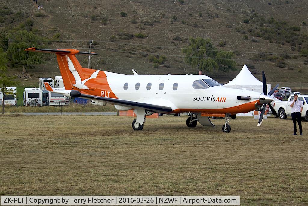 ZK-PLT, 2001 Pilatus PC-12/45 C/N 379, At Wanaka