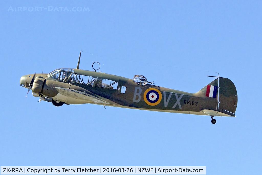 ZK-RRA, 1944 Avro 652A Anson 1 C/N Not found MH120, At Wanaka