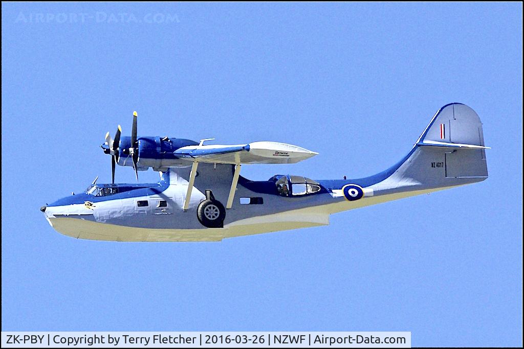 ZK-PBY, Consolidated Vultee PBY-5A Catalina C/N CV-357, At Wanaka