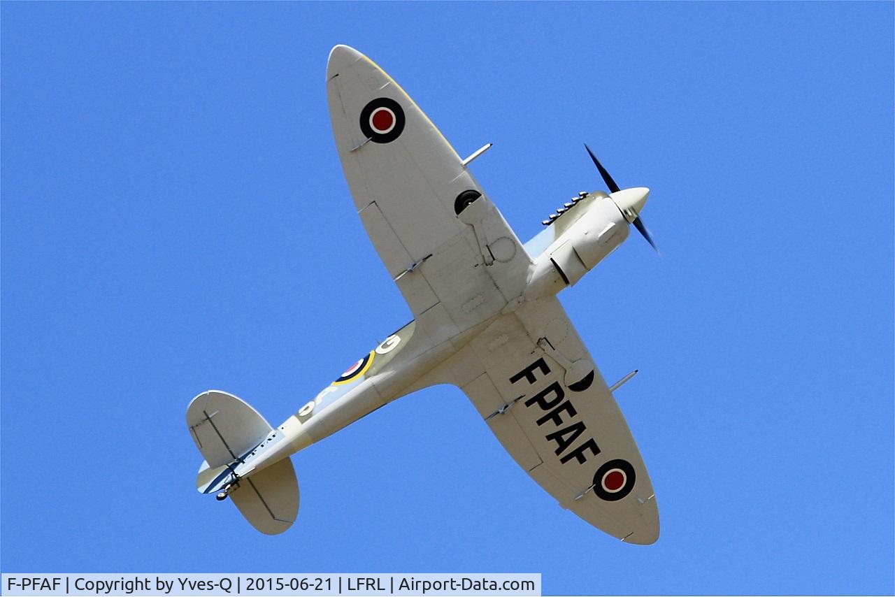 F-PFAF, Supermarine Aircraft Spitfire Mk.26B C/N 80, Supermarine Spitfire Mk.26B Replica, On display, Lanvéoc-Poulmic Naval Air Base (LFRL) Open day in june 2015