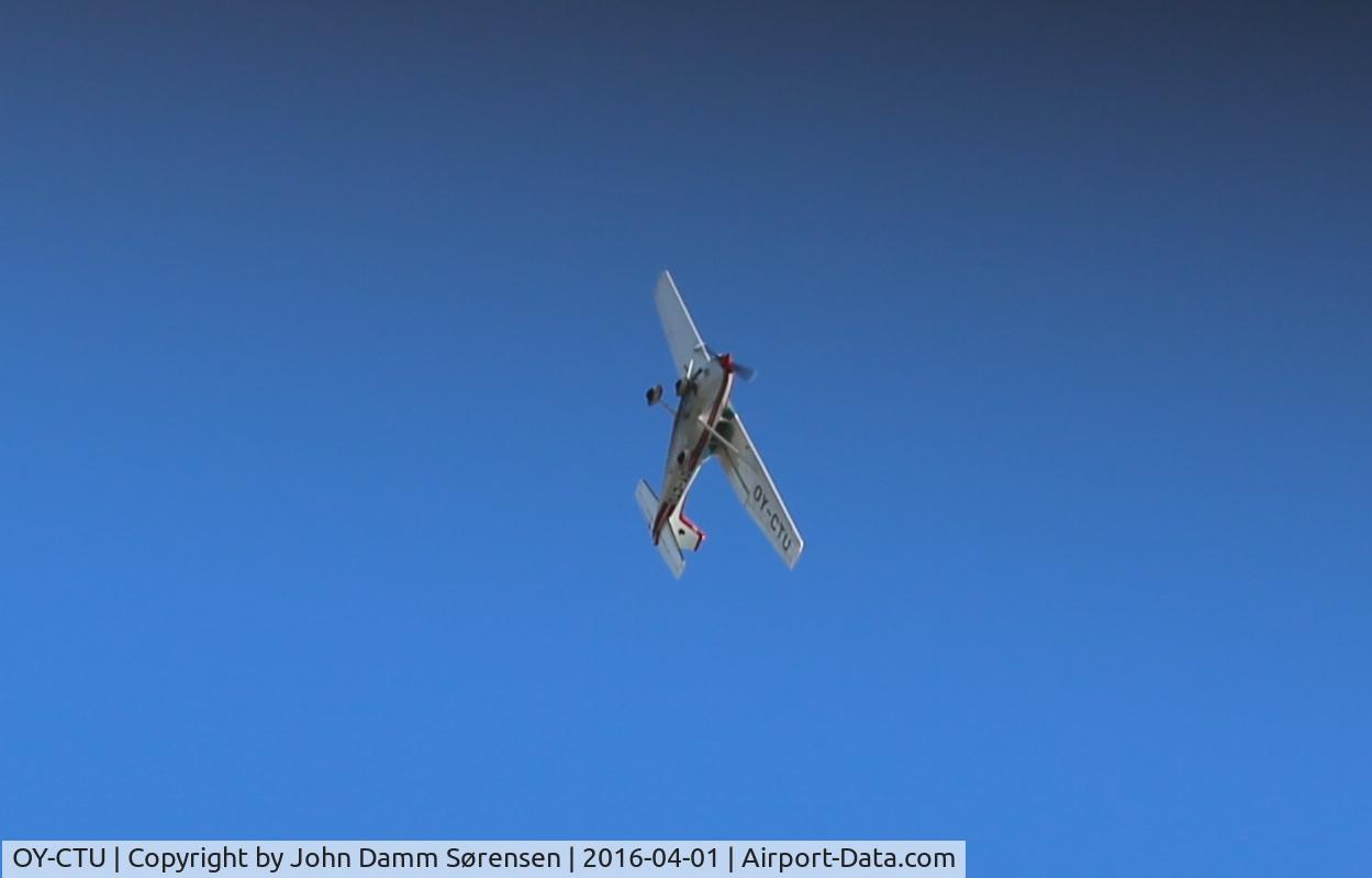 OY-CTU, 1980 Cessna R172K Hawk XP C/N R1723348, OY-CTU in the air above Gladsaxe and Kgs. Lynby April 1., 2016