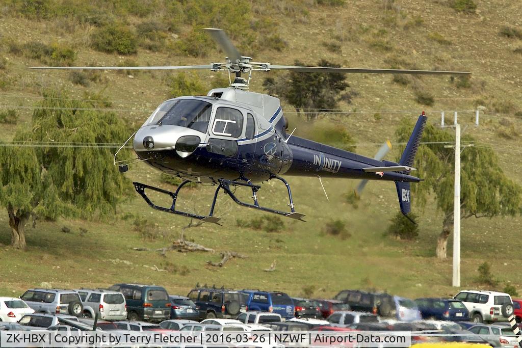 ZK-HBX, Aerospatiale AS-350BA Ecureuil C/N 1391, At Wanaka