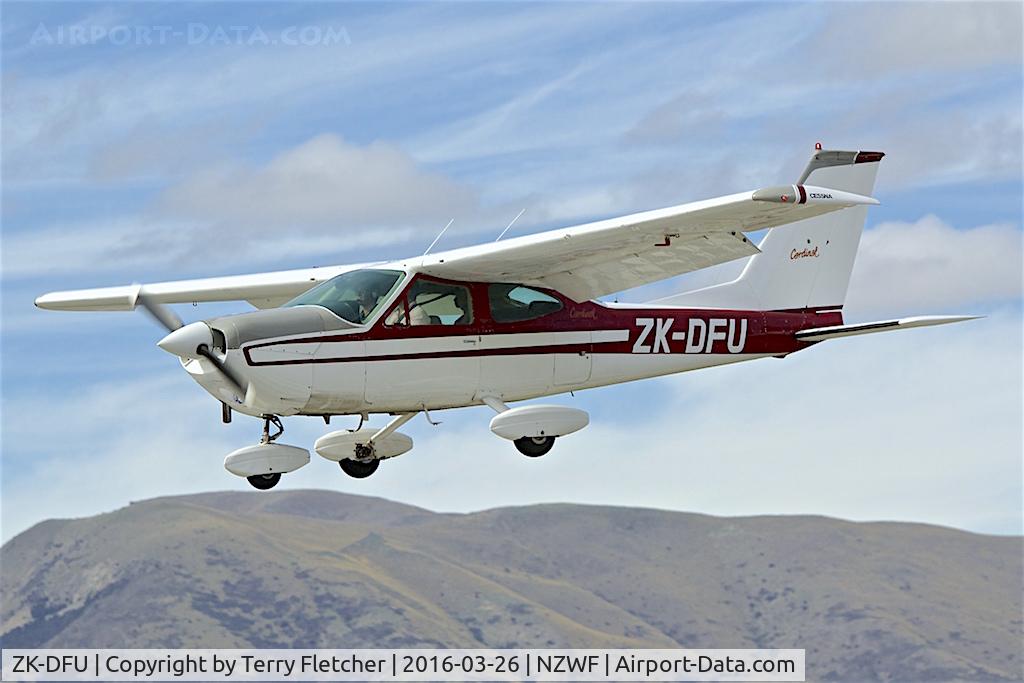 ZK-DFU, 1972 Cessna 177B Cardinal C/N 17701663, At Wanaka