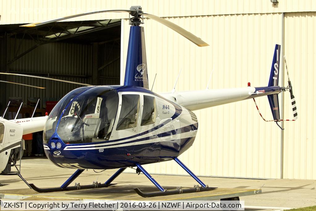 ZK-IST, Robinson R44  Raven II C/N 11683, At Wanaka
