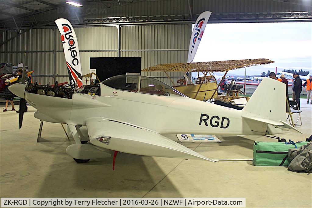 ZK-RGD, Vans RV-4 C/N 263, At Wanaka