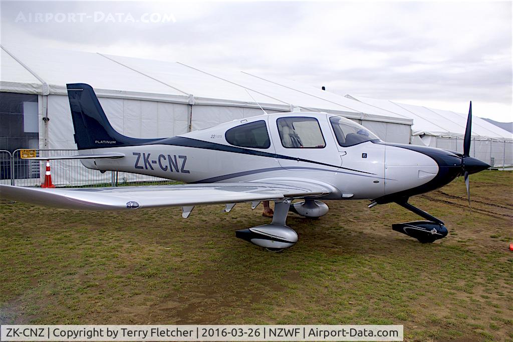 ZK-CNZ, Cirrus SR22 GTS C/N 4113, At Wanaka