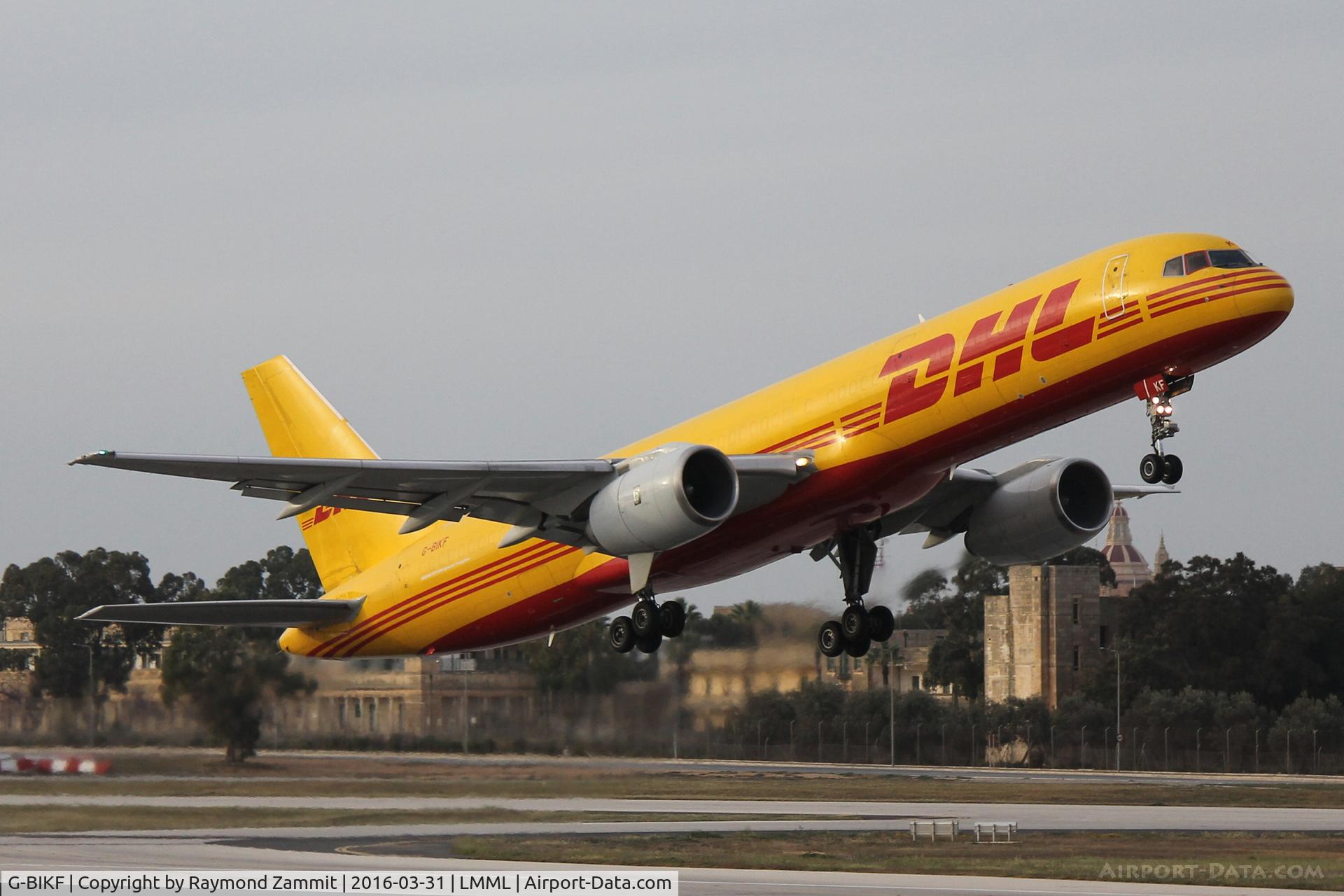 G-BIKF, 1983 Boeing 757-236/SF C/N 22177, B757 G-BIKF DHL