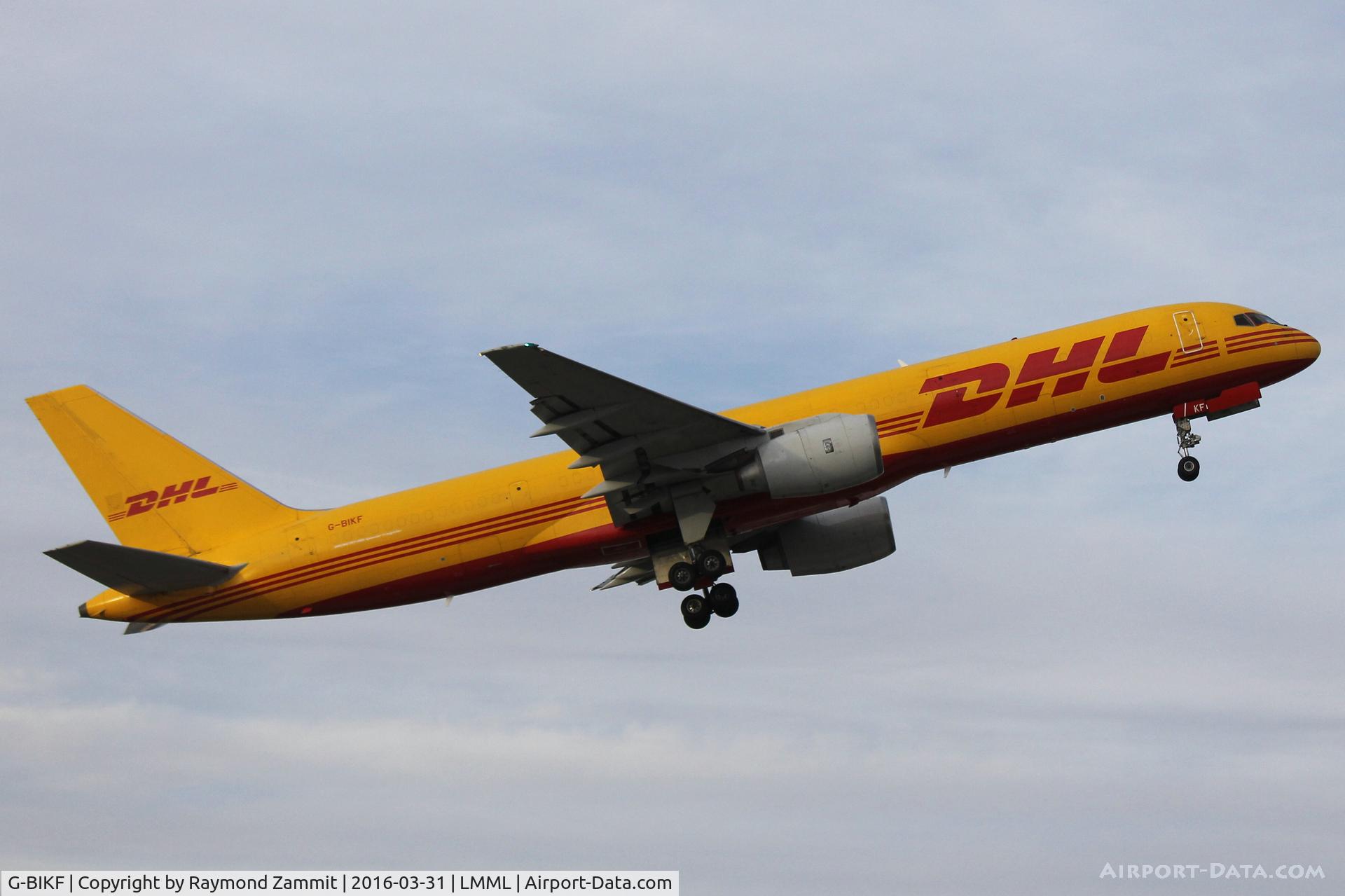G-BIKF, 1983 Boeing 757-236/SF C/N 22177, B757 G-BIKF DHL