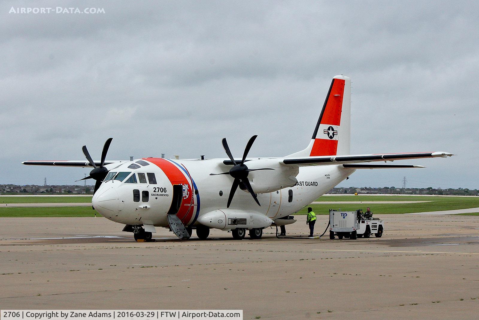 2706, 2008 Alenia C-27J Spartan C/N 4153, USCG C-27J (ex USAF 08-27015)  at Meacham Field, Fort Worth, TX
