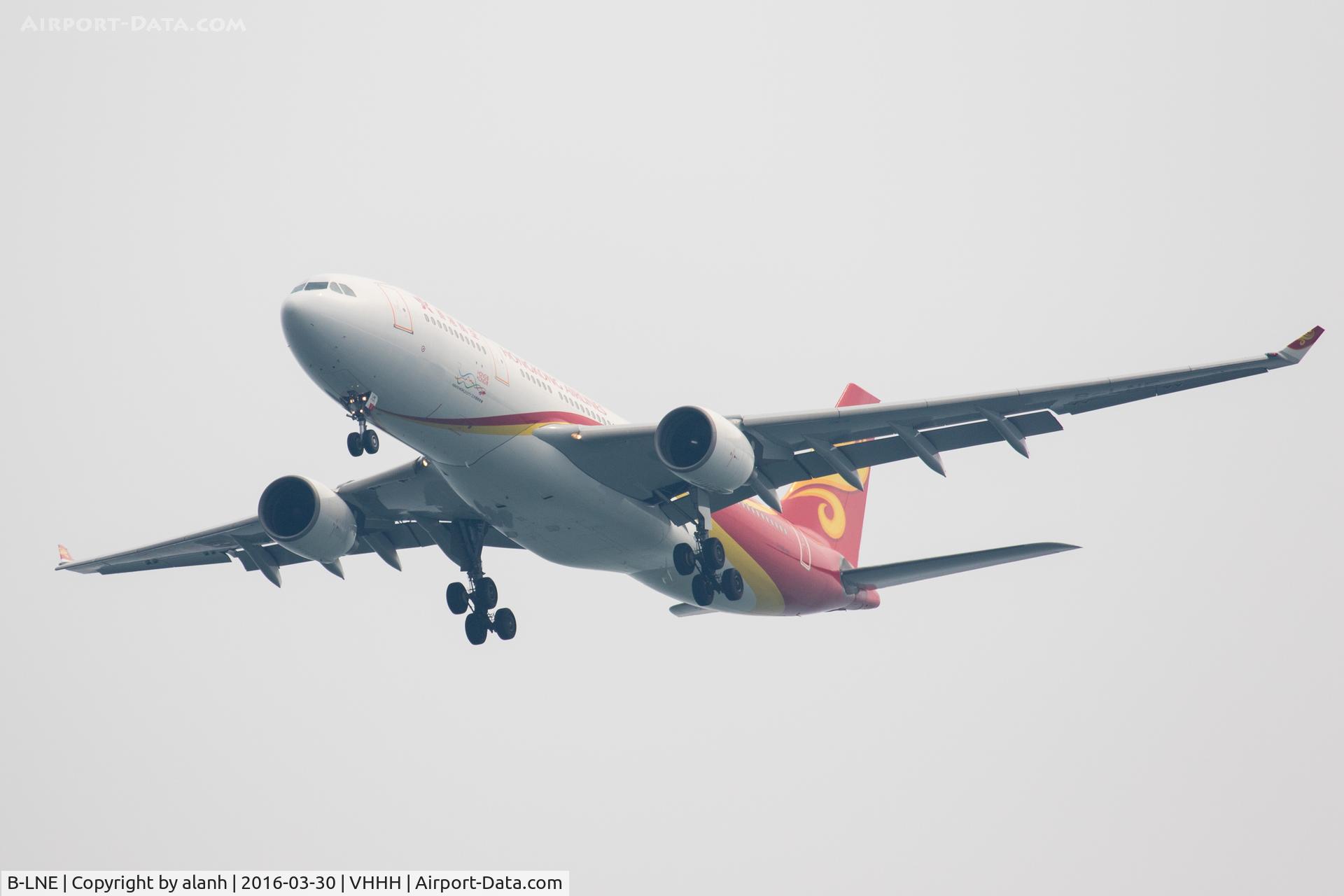 B-LNE, 2010 Airbus A330-223 C/N 1039, On finals for Hong Kong, inbound from Shanghai