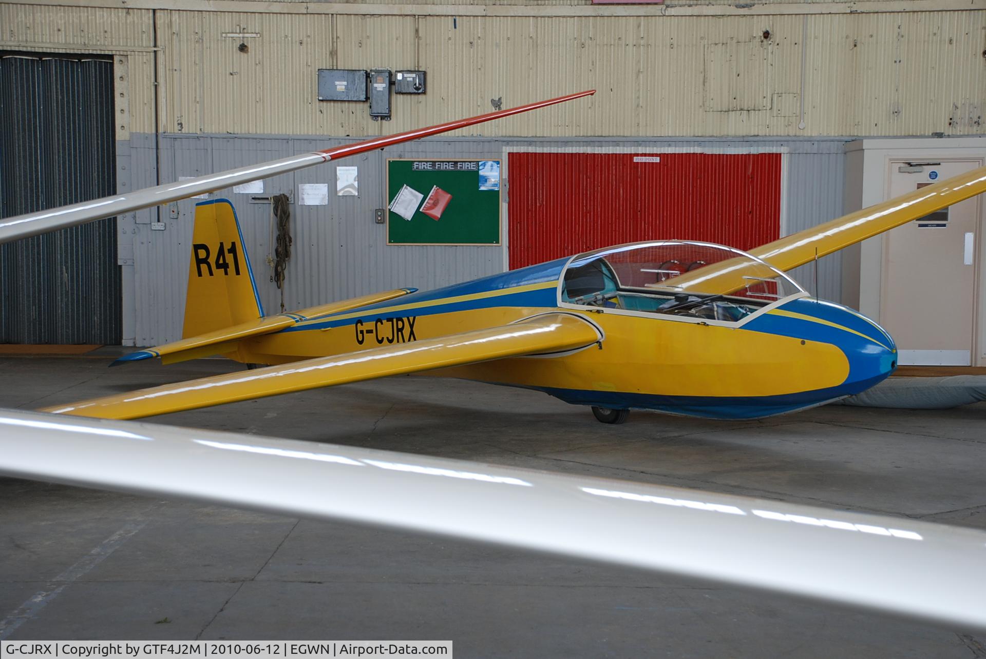 G-CJRX, 1972 Schleicher ASK-13 C/N 13375, G-CJRX 'R41' at Halton 12.6.10